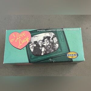 Fossil I Love Lucy Watch Original Tin Box